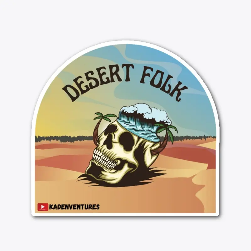 Desert Folk Sticker